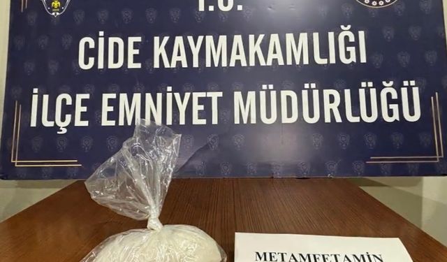 Kastamonu Cide'de 200 gram metamfetamin ele geçirildi