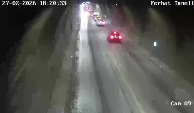 Amasya'da tünelde otomobiller kafa kafaya çarpıştı