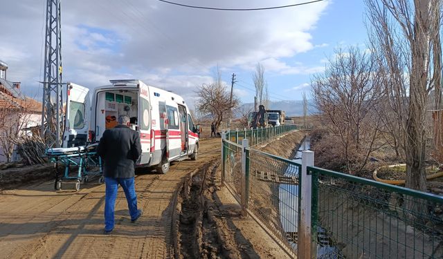 Malatya'da altyapı çalışmaları sırasında göçük; 2 yaralı