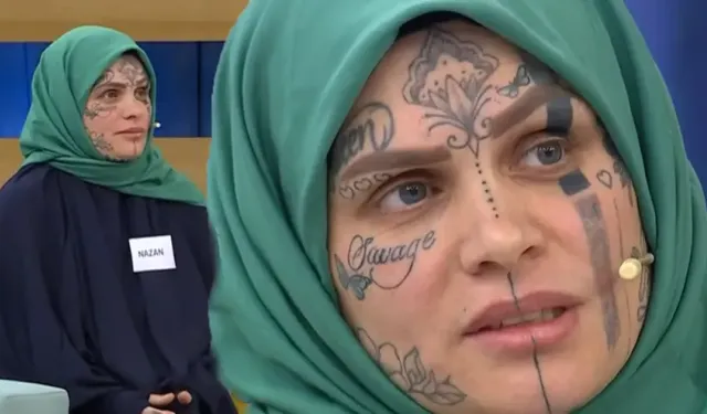 Yüzündeki dövmelerle gündem olan Nazan Ünal imzayı attı!