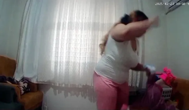 Antalya'da 1 yaşındaki bebeğe şiddeti gizli kamera ortaya çıkardı