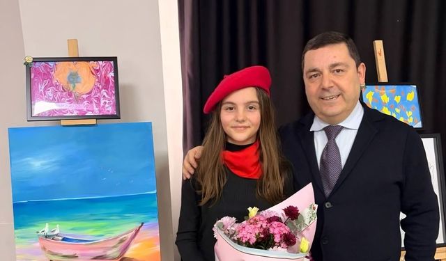 10 yaşındaki Nil’in fırçası LÖSEV’li kardeşlerine umut oldu