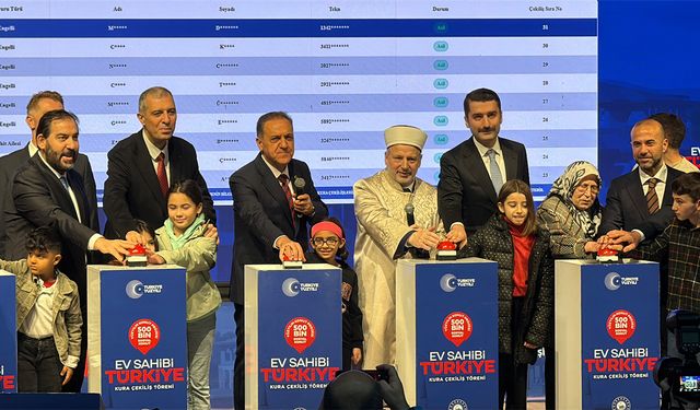 Yalova’da inşa edilecek bin 805 konutun kura sonuçları belli oldu