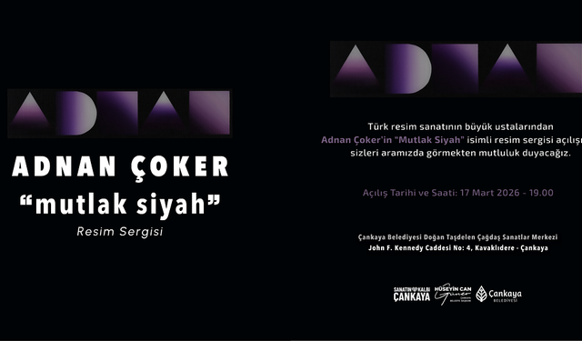 Mutlak Siyah sergisi sanatseverlerle buluşuyor