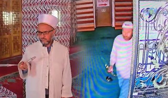 Cezaevinden izinli çıktı, girdiği 3 camideki ses sistemlerini sopayla parçaladı