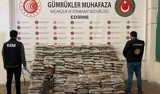 Gümrüklerde 828 milyon liralık uyuşturucu ele geçirildi