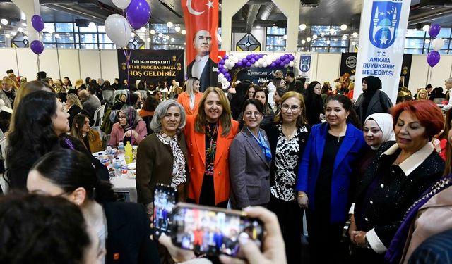 Başkentli kadınlar Altınpark’ta iftar sofrasında buluştu