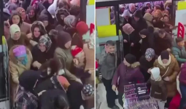 Sivas’ta giyim mağazası açılışında izdiham!