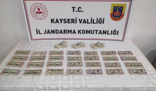 Kayseri’de sahte 192 bin 250 dolar ele geçirildi