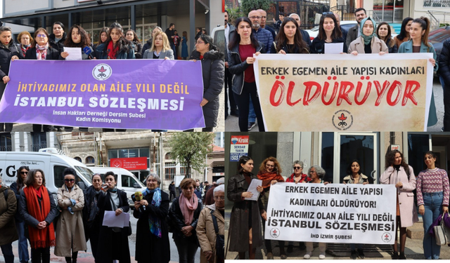 Kadınların 8 Mart açıklamalarında ‘İstanbul Sözleşmesi’ vurgusu
