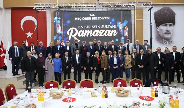 Kırşehirliler, Keçiören’deki iftar programında bir araya geldi