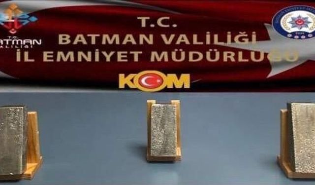 Futbol kulübü başkanı kaçak altınlarla Batman'da yakalandı!