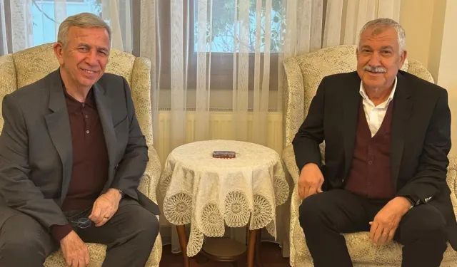 Mansur Yavaş'tan Zeydan Karalar'a ziyaret