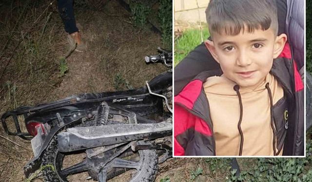 Kullandığı motosikletle kaza yapan 11 yaşındaki çocuk hayatını kaybetti