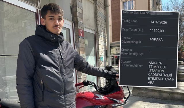 Fahri müfettiş, trafikte tartıştığı motokuryeye 11 bin lira ceza kesti!