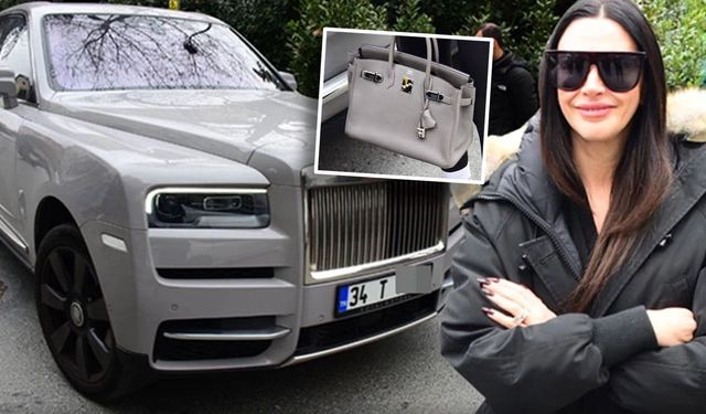 Aslıhan Doğan Turan'ın otomobili ve çantası dudak uçuklattı!