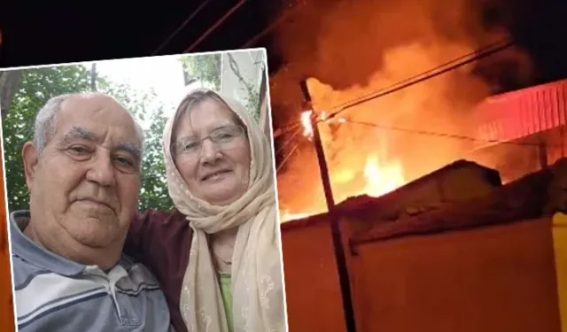 Yaşlı çiftin hayatını kaybettiği yangını oğlu, gelini ve torunu çıkarmış!
