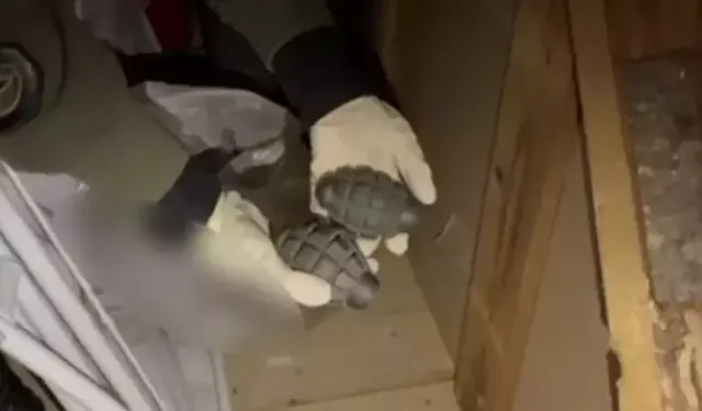 Uyuşturucu operasyonunda el bombası ve havan topu gövdeleri ele geçirildi
