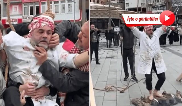 İsrail'i protesto ederken kendini öldürüyordu!