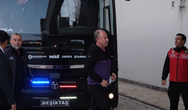 Beşiktaş kafilesi, Gaziantep’e geldi