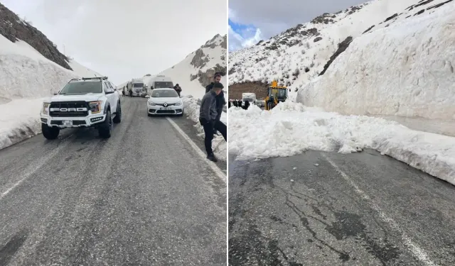 Hakkari-Şırnak kara yolu çığ nedeniyle kapandı