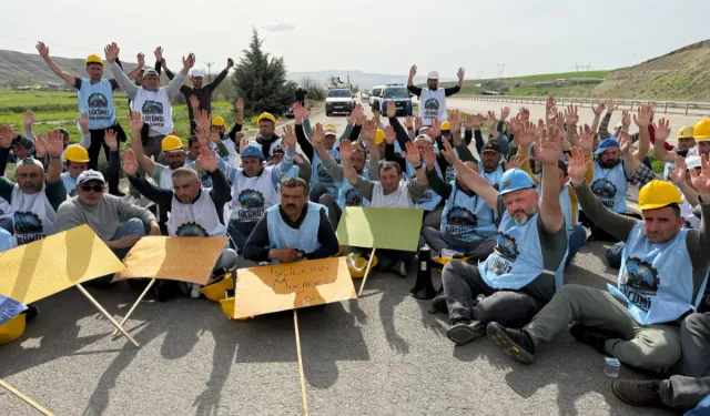 Doruk Madencilik işçilerinin Ankara yürüyüşü 5’inci gününde