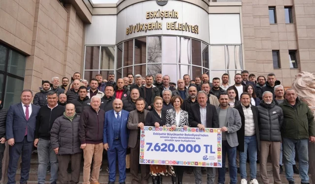 Eskişehir'de amatör spora 7 milyon 620 bin TL destek