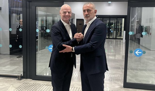 FIFA Başkanı Infantino, FIFA Arena Projesi'nin açılışı için İstanbul'da!