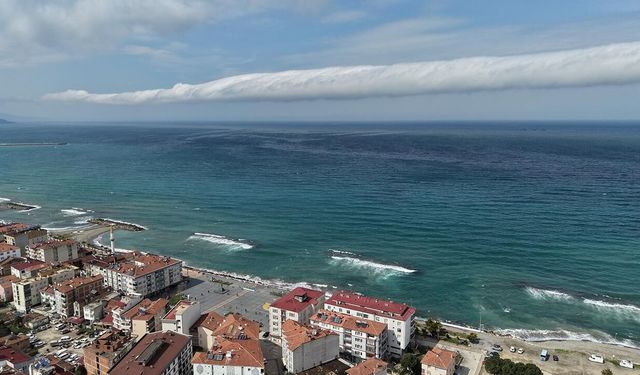 Karadeniz'de dikkat çeken doğa olayı