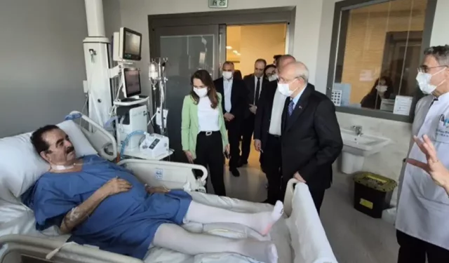 Kemal Kılıçdaroğlu, İbrahim Tatlıses'i hastanede ziyaret etti