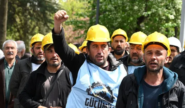 Ankara’da eylem yapan madenciler ücretsiz izne çıkarıldı!