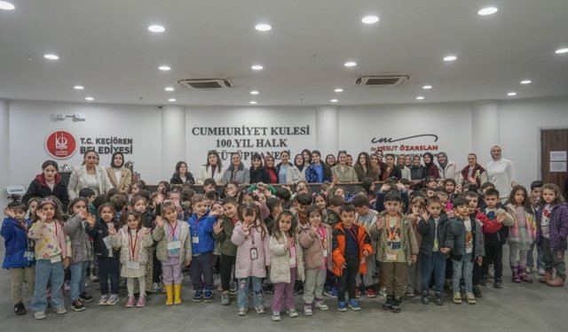 Keçiörenli minikler kütüphane kültürüyle tanıştı