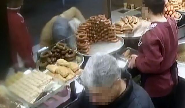 Pastanede alışveriş yapan kadının cep telefonunu çaldı, 'Dayanamadım' dedi