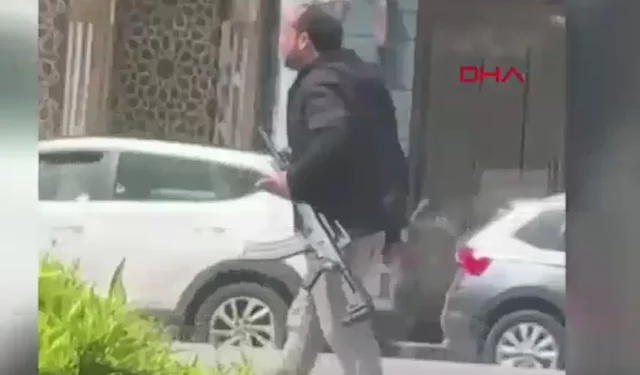 Diyarbakır’da meydanda pompalı tüfekle yürüyen kişi gözaltına alındı