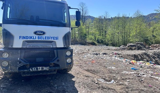 Rize'de açık alana çöp döken Fındıklı Belediyesi'ne 2,3 milyon lira ceza