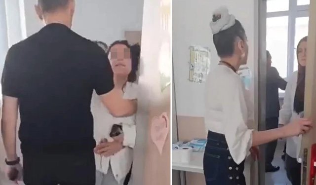 Öğrencinin annesi okulu bastı! Kadın öğretmen korkudan tayinini istedi