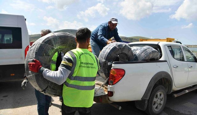 Çiftçiye damla sulama desteği: 20 ilçede yaklaşık 500 üreticiye hibe dağıtımı