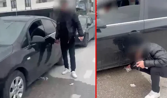 Sokağa attığı izmaritleri tek tek toplattılar!