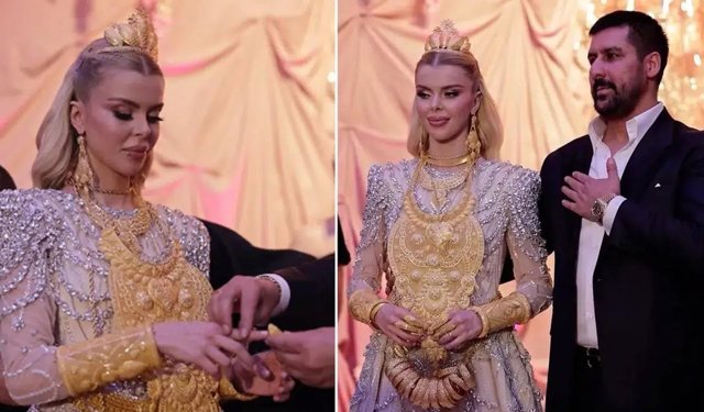 Çağla Öz ile 'Kara Haydar' nişanlandı: Takıları taşımak için iki kişi tuttular!