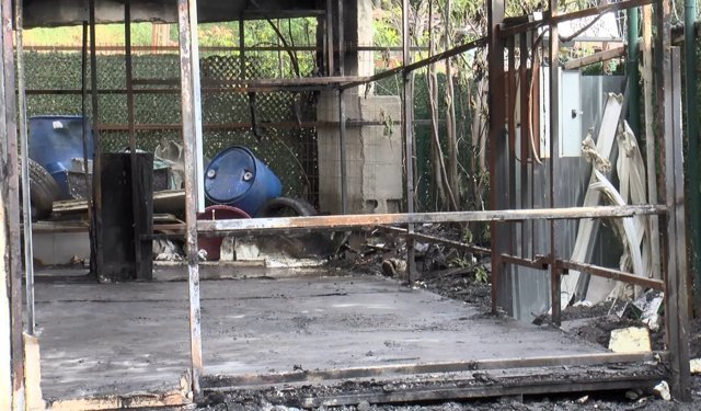 Kurban satış merkezinde çıkan yangında 1 kişi öldü; bekçi gözaltına alındı