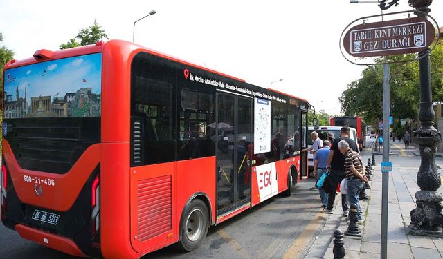 ABB’nin Başkent Kültür Turu hattı bayramda da hizmet veriyor