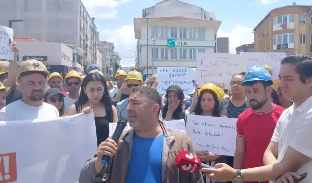 Özşen Madencilik işçileri, 7 gündür eylemde: ‘Bayramda mezarlığa bile gidemedik’