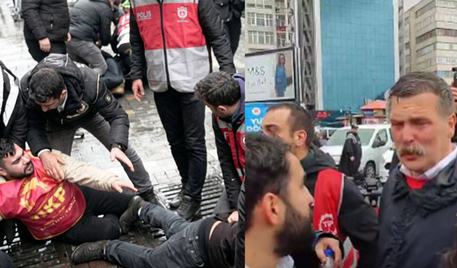 Taksim'e yürümek isteyenlere polis müdahalesi: Çok sayıda gözaltı var!