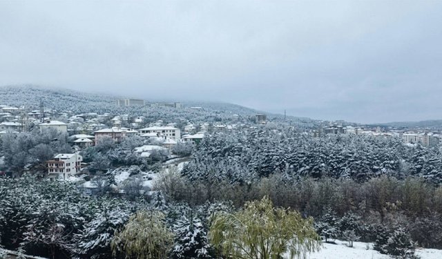 Yozgat'ta mayısta kar yağdı