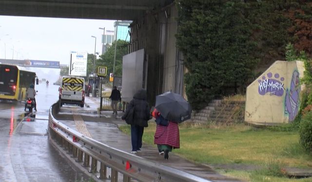 İstanbul'da sağanak etkili oldu