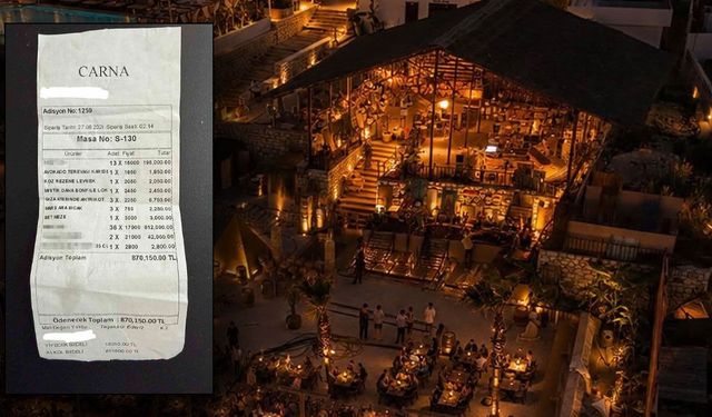 Alaçatı'da dudak uçuklatan hesap! 870 bin liralık faturaya 'lüks tüketim' savunması!