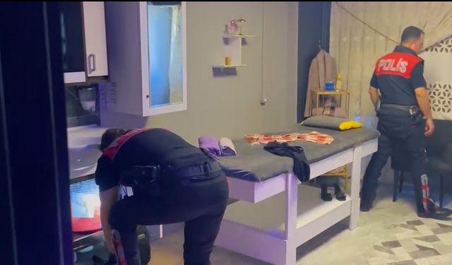 Eskişehir'de masaj salonlarına fuhuş baskını: 7 kişi tutuklandı