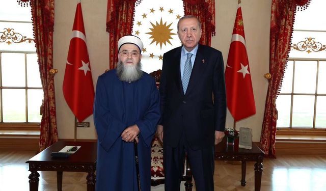 Cumhurbaşkanı Erdoğan, 'Cübbeli Ahmet' ile görüştü