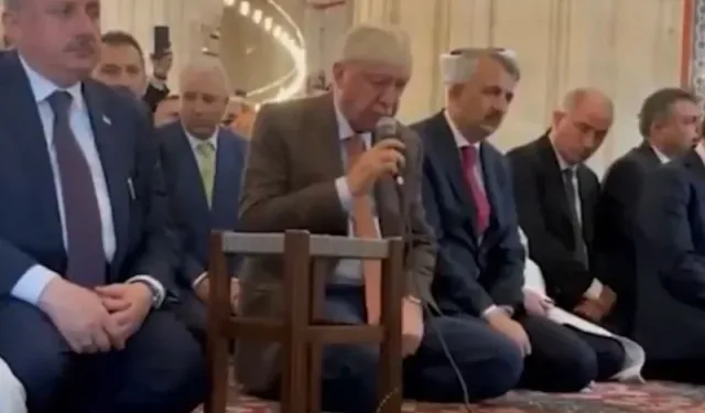 Cumhurbaşkanı Erdoğan, Selimiye Camii'nde Kur'an-ı Kerim okudu