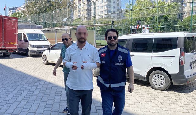 Eski eşini darbedip, iş yerine zarar verdi